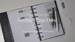 Create Your Own quotGetting Things Donequot GTD Planner  Cloth amp Paper [upl. by Auohp]