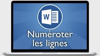 Tutoriel Word 2013  Insérer une numérotation de lignes [upl. by Eilzel]