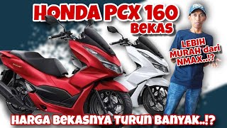 HONDA PCX 160 BEKAS turun harga lebih murah dari Nmax aneka jasa motor  motor bekas murah [upl. by Felizio137]