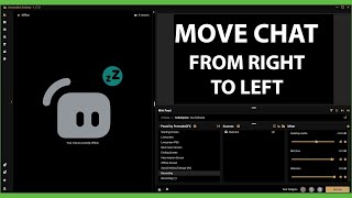 Streamlabs OBS Tutorial  How to move chat to the left [upl. by Nylacaj347]