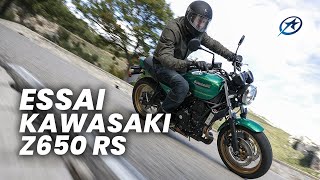 Essai néorétro Kawasaki Z650 RS 2022 [upl. by Aicilyhp]