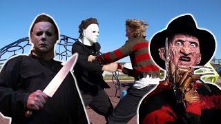 WWE  MICHAEL MYERS vs FREDDY KRUEGER [upl. by Cantone]