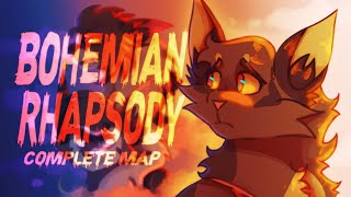 Bohemian Rhapsody  COMPLETE WARRIORS MAP [upl. by Brodsky]