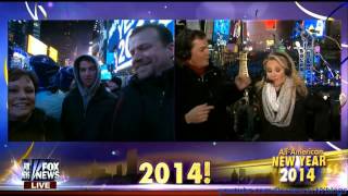 New Years 2014 Ball Drop  Fox News [upl. by Anowahs]