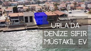 URLADA DENİZE SIFIR  MUHTEŞEM MANZARALI 2 KATLI SATILIK EV [upl. by Hardwick909]