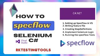 SpecFlow NET  SetUp  Selenium WebDriver CSharp [upl. by Luaped]