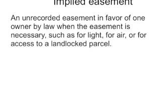 Easements  Real Estate Exam [upl. by Felton]