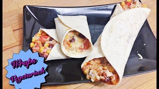 Leckere und schnelle Vegetarische Wraps⎢Vegetarian Wraps⎢Rezept⎢Das kann jeder [upl. by Francklin125]