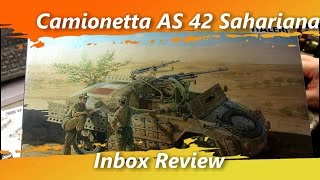 Italeri Camionetta AS 42 Sahariana Inbox review [upl. by Layap729]