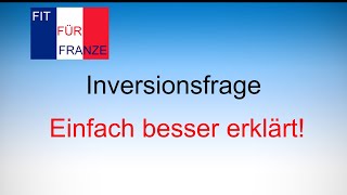 Inversionsfrage  einfach besser erklärt [upl. by Eliot]