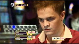 Quads over quads Andrew Robl vs Toby Lewis Partypoker World Open [upl. by Retseh]