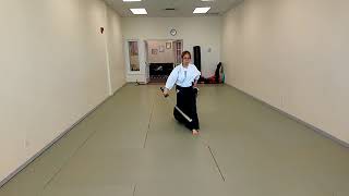 Iaido kata practice for 1 kyu grading [upl. by Bennir870]