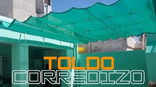 Cómo confeccionar Toldo Corredizo en Media Sombra [upl. by Cychosz]