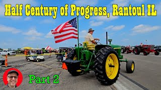 Half Century of Progress Farm Show 2023 Rantoul Illinois tractor [upl. by Julide]