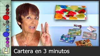 Cómo hacer una Cartera en 3 Minutos Tutorial [upl. by Elreath]