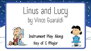 quotLinus and Lucyquot Pitched and Unpitched Percussion Play Along [upl. by Arawaj920]