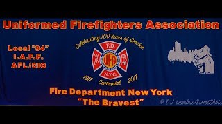 952017 FDNY Emerald Society Pipes and DrumsLambui [upl. by Wendalyn11]