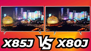 Sony X85J VS Sony X80J Standard Mode Picture Comparison [upl. by Tizes]