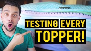 Testing Amazon Mattress Toppers  BLIND TEST [upl. by Mathur]