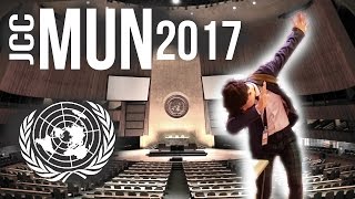 MODEL UNITED NATIONS 2017 VLOG JCC MUN 17 ᴴᴰ [upl. by Tallbott]