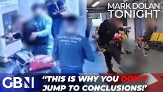 SHOCKING new footage shows police attacked ahead of Manchester airport excessive force incident [upl. by Cavit127]