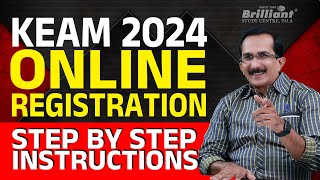 KEAM 2024 Online Registration  Step by Step Instructions [upl. by Seiter]