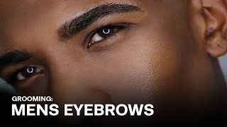 A Quick Mens Eyebrow Tutorial  Routine For Neat Natural and Clean Brows [upl. by Enilec292]