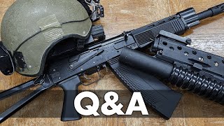 QampA 2 CVC Helmet M203s and Budget GBBRs [upl. by Illac]