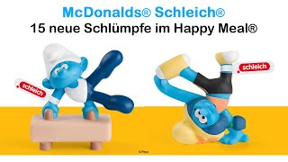 McDonalds ® Schleich ® 15 neue amp exklusive Schlümpfe ™ 2024 im Happy Meal ® [upl. by Philbrook650]