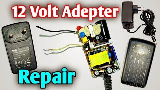 12 Voltes Adapter Charger Repair  TV Set Top Box Smps Adapter Repair in Hindi [upl. by Euqinom]