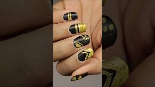 How to do nail art for beginners 🔥nails nailart youtubeshorts shorts shortvideo trending new [upl. by Gnouhp]