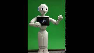 Pepper Robot Singing  Too funny [upl. by Terese]