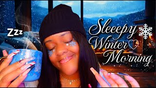 ASMR ❄️☃️✨Sleeepy Winter Morning w Close Deep Whispers amp Tingles♡🌙 Sleep Inducing💤 [upl. by Clea551]