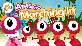 The Ants Go Marching In  Kids Nursery Rhyme [upl. by Adle]