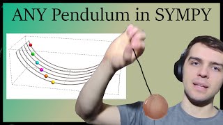 Pendulum Motion in PYTHON [upl. by Marelya]