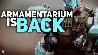 Armamentarium is BACK in Destiny 2 PVP and PVE loadouts Titan Exotic [upl. by Eerok]