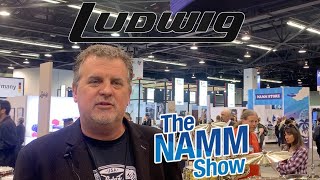 Mike Nieland of Ludwig Drums gives us a tour of the Ludwig booth and their new drums [upl. by Isadore]