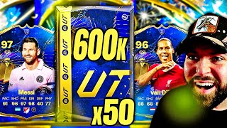 50x 600K ELITE TOTY PACKS [upl. by Eynenihc]