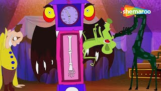 Hickory Dickory Dock HD  Nursery Rhymes  Spine Tingling Halloween Music [upl. by Claudius489]