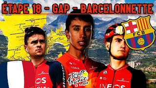 TOUR DE FRANCE 2024  Étape 18  Gap  Barcelonnette [upl. by Araz]