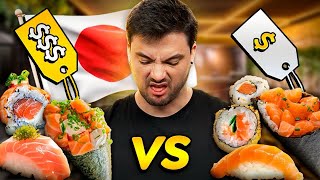 SUSHI CARO vs SUSHI BARATO [upl. by Nomra]