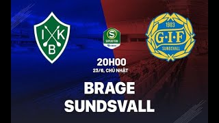 Sweden Superettan Round 13 Brage  Sundsvall 50 [upl. by Fortier296]