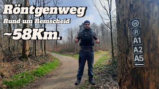 Extremwandern  Röntgenweg Rund um Remscheid  60Km [upl. by Ecire419]