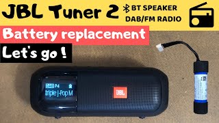 Jbl Tuner 2 Battery Replacement [upl. by Nelyaw]