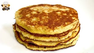 3 INGREDIENT HOMEMADE BANANA PANCAKES RECIPE [upl. by Gnoy]