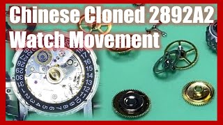 Chinese Clone 2892A2 watch movement assembly tutorial amp guide [upl. by Nov]