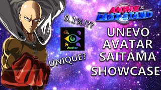 AVATAR SAITAMA IS THE BEST UNIT IN ANIME LAST STAND UNEVO SAITAMA SHOWCASE [upl. by Ledniahs]