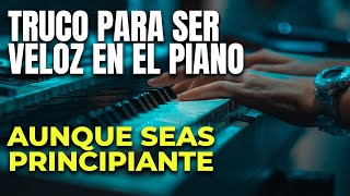 Cómo Tocar Piano Muy Rápido Siendo Principiante Técnica Mano Izquierda y Derecha [upl. by Ahsieken705]