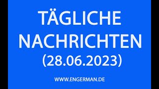 Tägliche Nachrichten  Einigung im Heizungsgesetz [upl. by Yrrep]