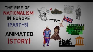 THE RISE OF NATIONALISM IN EUROPEIN HINDI  PART5 of 8 [upl. by Maryl548]